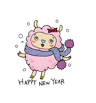 お正月～ひつじ年～（個別スタンプ：1）