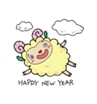 お正月～ひつじ年～（個別スタンプ：19）