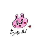 太眉ウサギ（個別スタンプ：29）