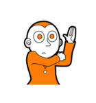 オリジナルキャラクター「オレンジ男。」（個別スタンプ：5）