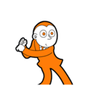 オリジナルキャラクター「オレンジ男。」（個別スタンプ：14）