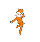 オリジナルキャラクター「オレンジ男。」（個別スタンプ：15）