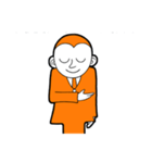 オリジナルキャラクター「オレンジ男。」（個別スタンプ：34）