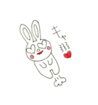うさうさうさうさぎ（個別スタンプ：16）