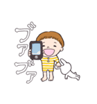 あんにょん姉弟（カタカナで韓国語）（個別スタンプ：17）