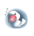白文鳥のもっちー（個別スタンプ：14）