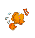 金魚鉢の金魚キン（個別スタンプ：19）