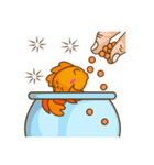 金魚鉢の金魚キン（個別スタンプ：29）