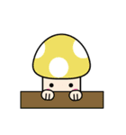 カラフルきのこちゃんズ（個別スタンプ：4）