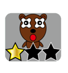 スキップ熊さん（個別スタンプ：15）