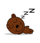 スキップ熊さん（個別スタンプ：25）