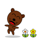 スキップ熊さん（個別スタンプ：26）