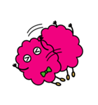 Fluff ball of pink（個別スタンプ：14）