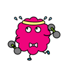 Fluff ball of pink（個別スタンプ：18）