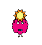 Fluff ball of pink（個別スタンプ：21）