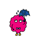 Fluff ball of pink（個別スタンプ：22）
