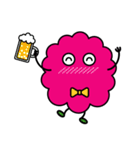 Fluff ball of pink（個別スタンプ：30）