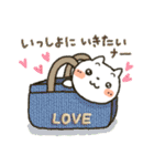 しろねこLOVEパック（個別スタンプ：6）