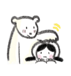 クマとリナ（個別スタンプ：6）