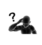 3D EXERCISE HUMAN（個別スタンプ：9）
