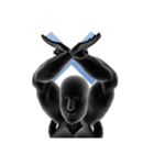 3D EXERCISE HUMAN（個別スタンプ：15）