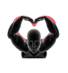 3D EXERCISE HUMAN（個別スタンプ：16）