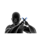 3D EXERCISE HUMAN（個別スタンプ：32）
