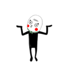 無口な、ひょっとこさん（個別スタンプ：8）