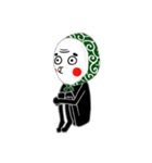 無口な、ひょっとこさん（個別スタンプ：13）
