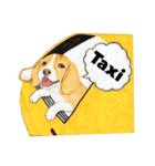 ビーグル犬の台湾さんぽ（個別スタンプ：21）