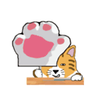 ひょうきんなトラ猫（個別スタンプ：13）