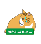 ひょうきんなトラ猫（個別スタンプ：35）