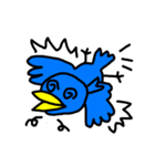 くちばしの黄色い青い鳥（個別スタンプ：6）