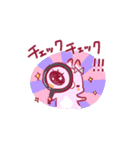 うさことおんなのこ（個別スタンプ：14）