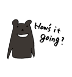Kawaii Bears(Only English)（個別スタンプ：6）
