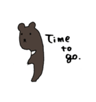 Kawaii Bears(Only English)（個別スタンプ：9）