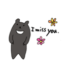 Kawaii Bears(Only English)（個別スタンプ：10）