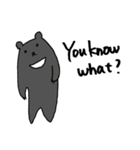 Kawaii Bears(Only English)（個別スタンプ：11）