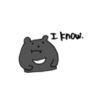 Kawaii Bears(Only English)（個別スタンプ：12）