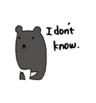 Kawaii Bears(Only English)（個別スタンプ：13）