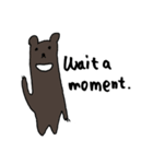 Kawaii Bears(Only English)（個別スタンプ：14）