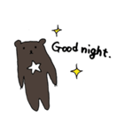 Kawaii Bears(Only English)（個別スタンプ：19）