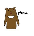 Kawaii Bears(Only English)（個別スタンプ：27）