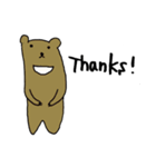 Kawaii Bears(Only English)（個別スタンプ：28）