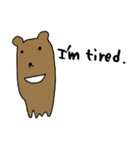 Kawaii Bears(Only English)（個別スタンプ：29）
