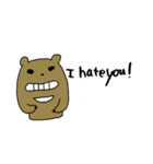 Kawaii Bears(Only English)（個別スタンプ：33）