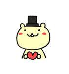 シルクハットベアーくま吉（個別スタンプ：8）