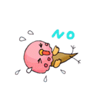 イチゴアイス小鳥くん（個別スタンプ：3）