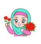 Hijab Girl（個別スタンプ：4）