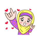 Hijab Girl（個別スタンプ：9）